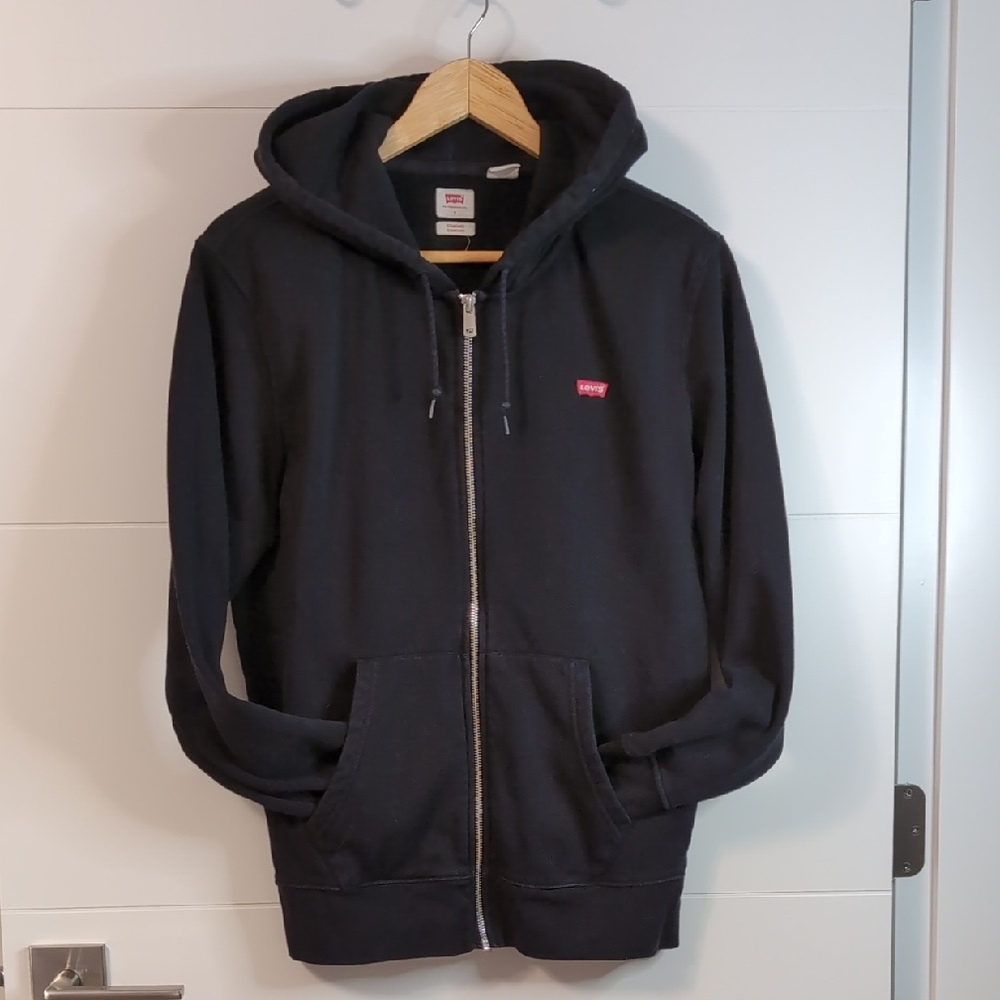 Levi's Men's Black Zip-Up - S